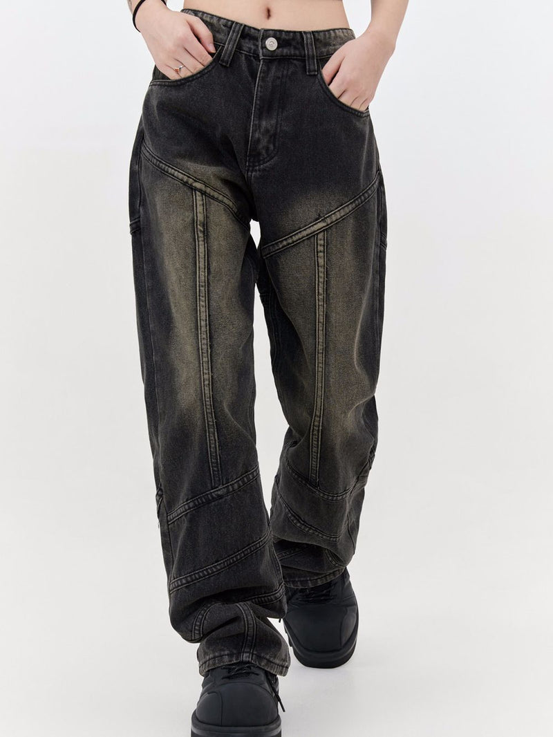 Casual Jeans Men And Women Loose. Jeans