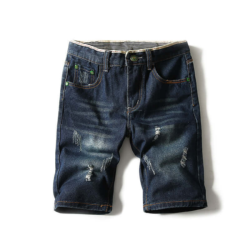 Thin men's denim shorts. Cotton,Denim,Shorts