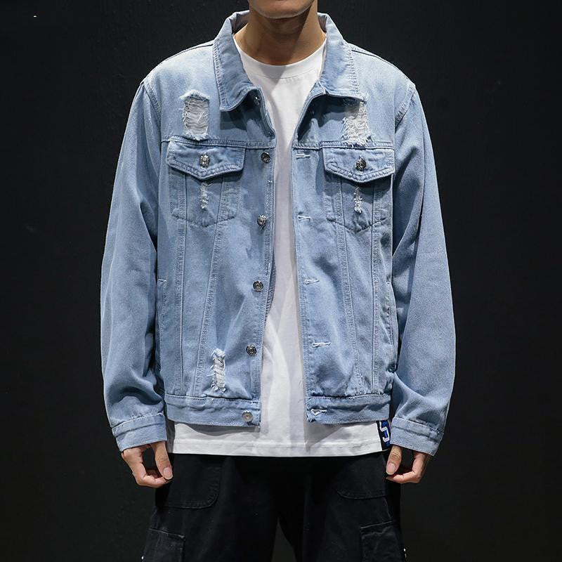 Men's denim jacket.