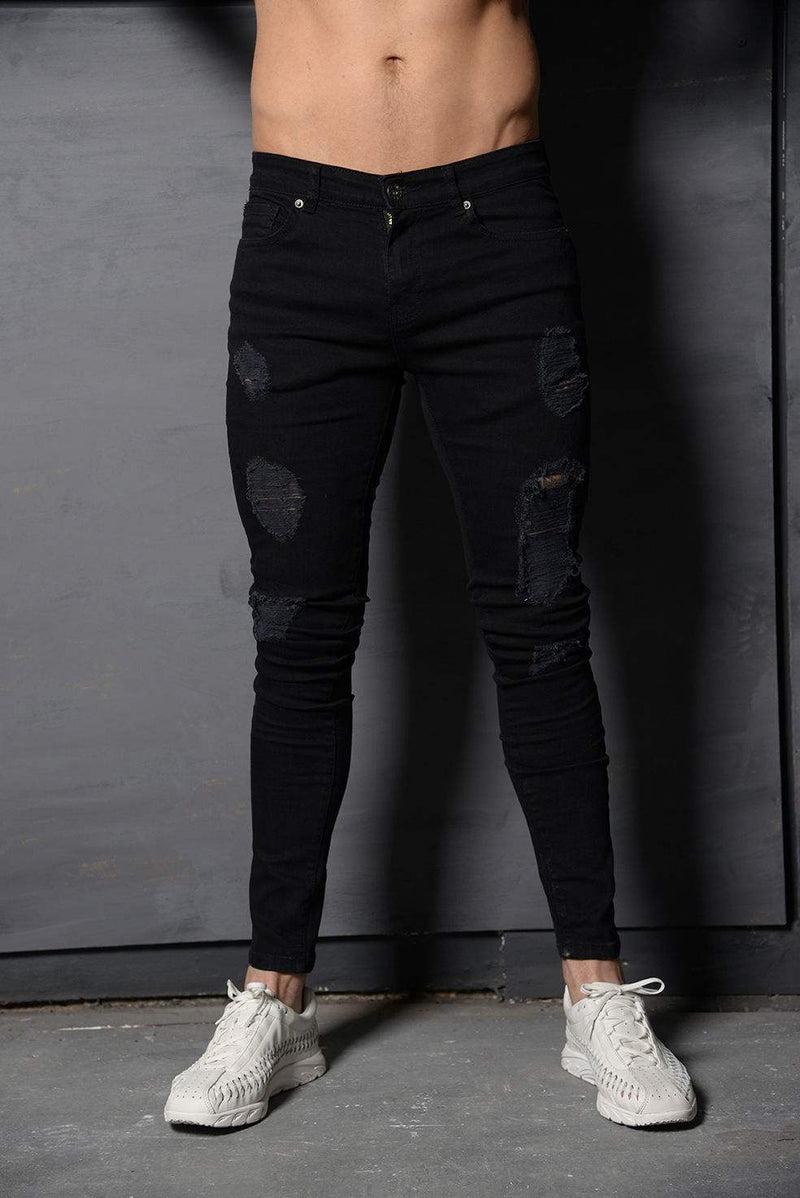 Jeans For Men - Spring Ripped Blue/Black/Grey. Denim,Jeans,ripped