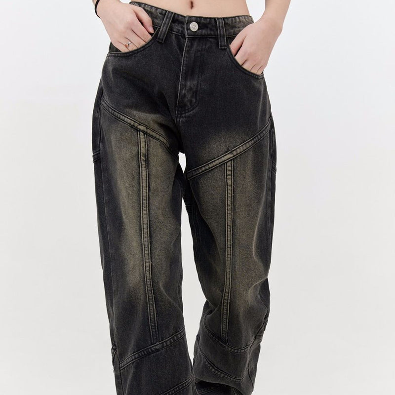 Casual Jeans Men And Women Loose. Jeans