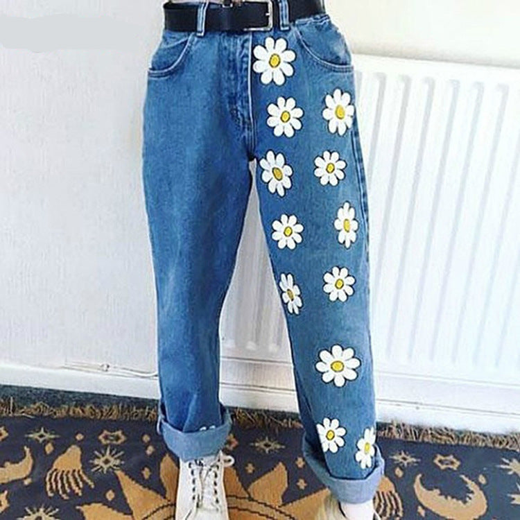 Printed Slim Jeans.