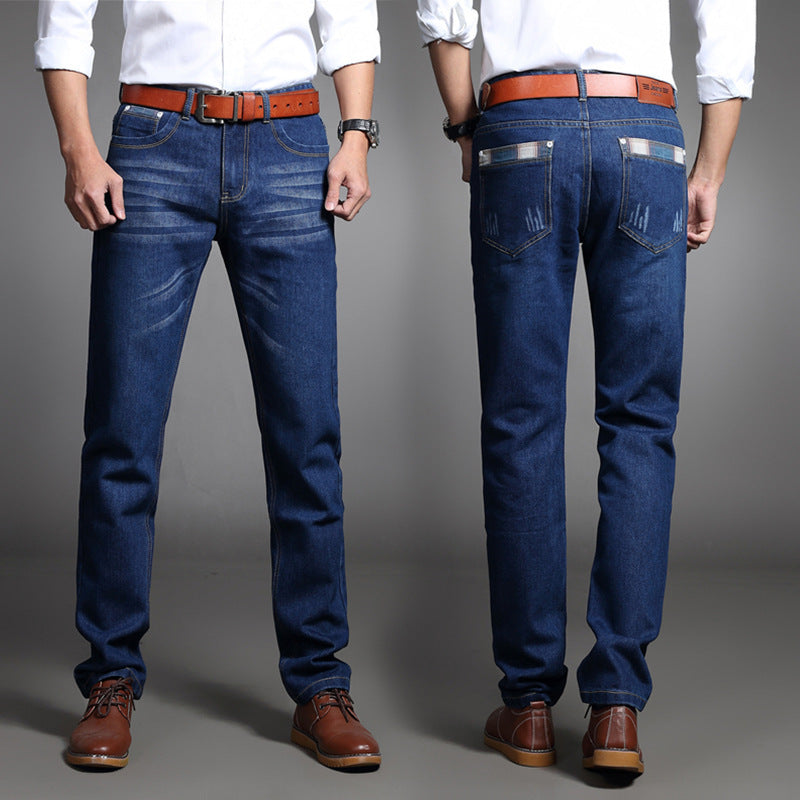 Men's Summer Wear-resistant Jeans. Denim,Jeans,Straight