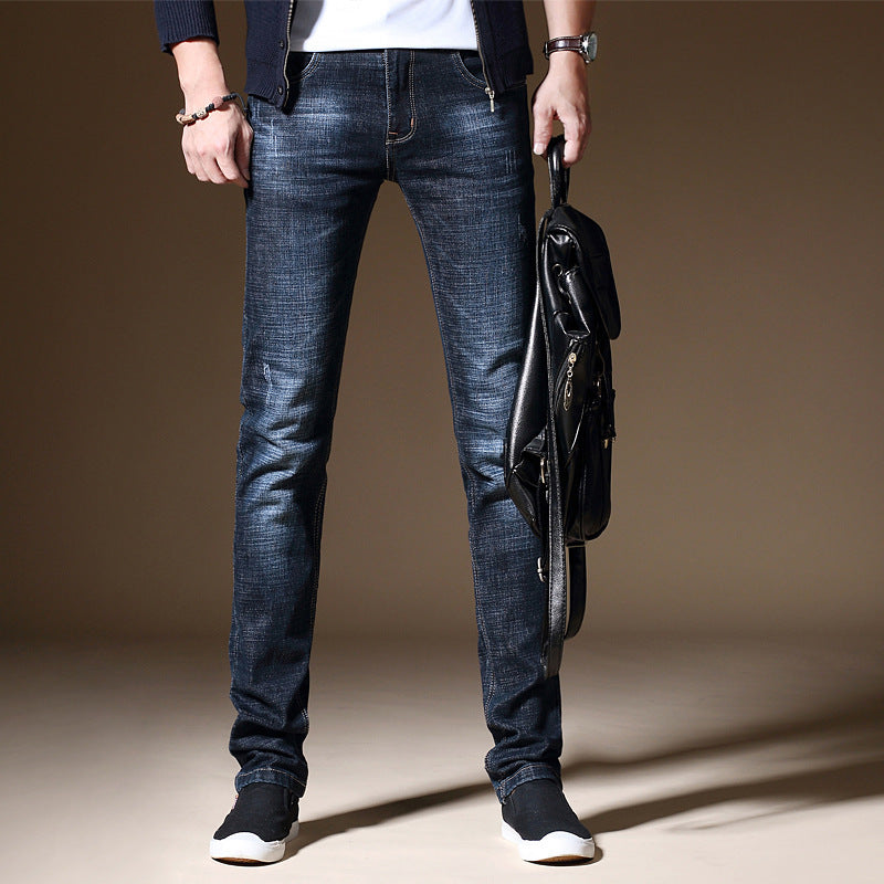 Spring & Autumn New Men's Jeans. Dark,Denim,Jeans,Slim