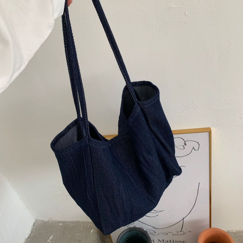 Vintage Canvas Bag Washed Denim. Bag,Cotton,Denim