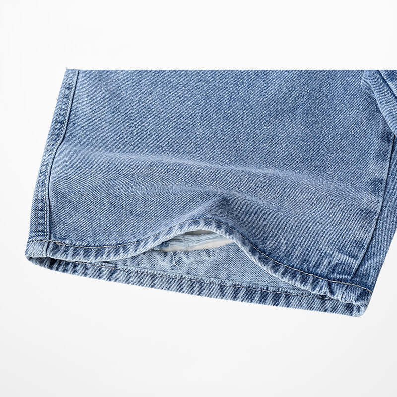 Men's Denim Shorts Ripped Thin Pants. Cotton,Denim,Shorts