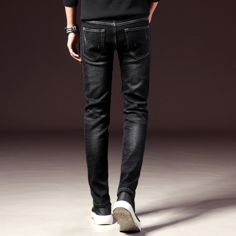 Spring & Autumn New Men's Jeans. Dark,Denim,Jeans,Slim