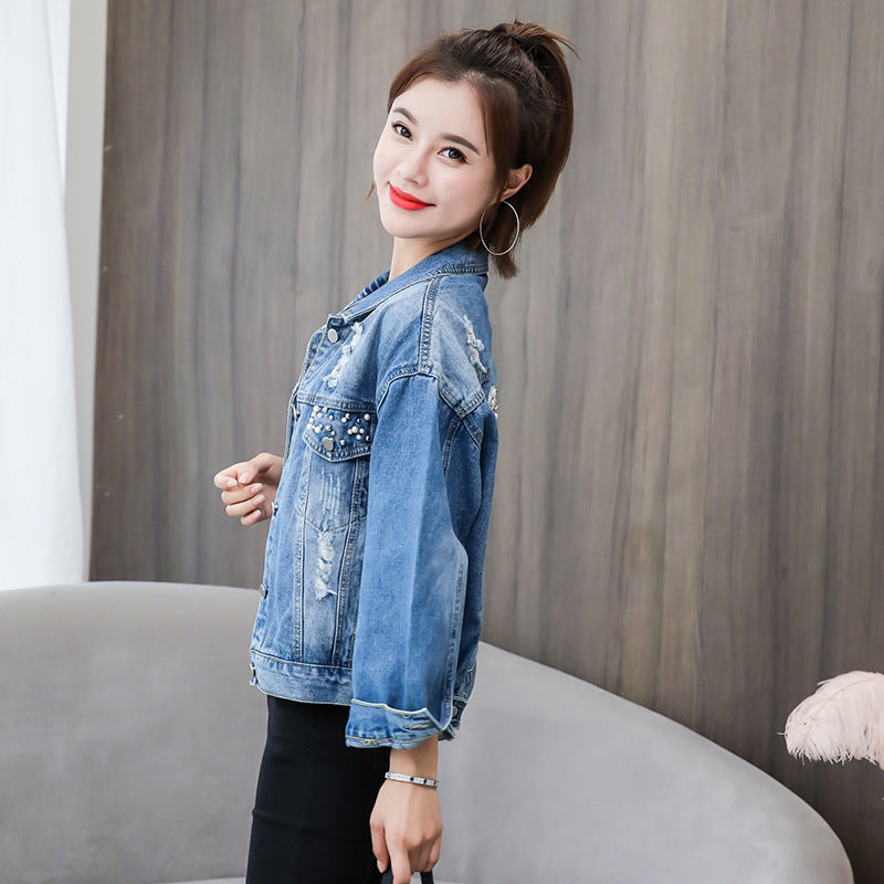 Short denim jacket