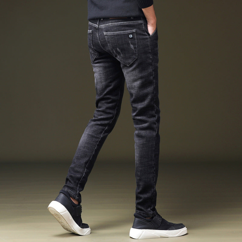 Spring & Autumn New Men's Jeans. Dark,Denim,Jeans,Slim