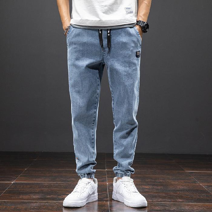 Mens Fashion Casual Loose Stretch Jeans. Denim,Jeans,Loose,Stretch