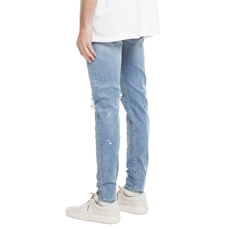 Fashion Trendy Brand Personality Ripped Male Jeans. Denim,Jeans,ripped