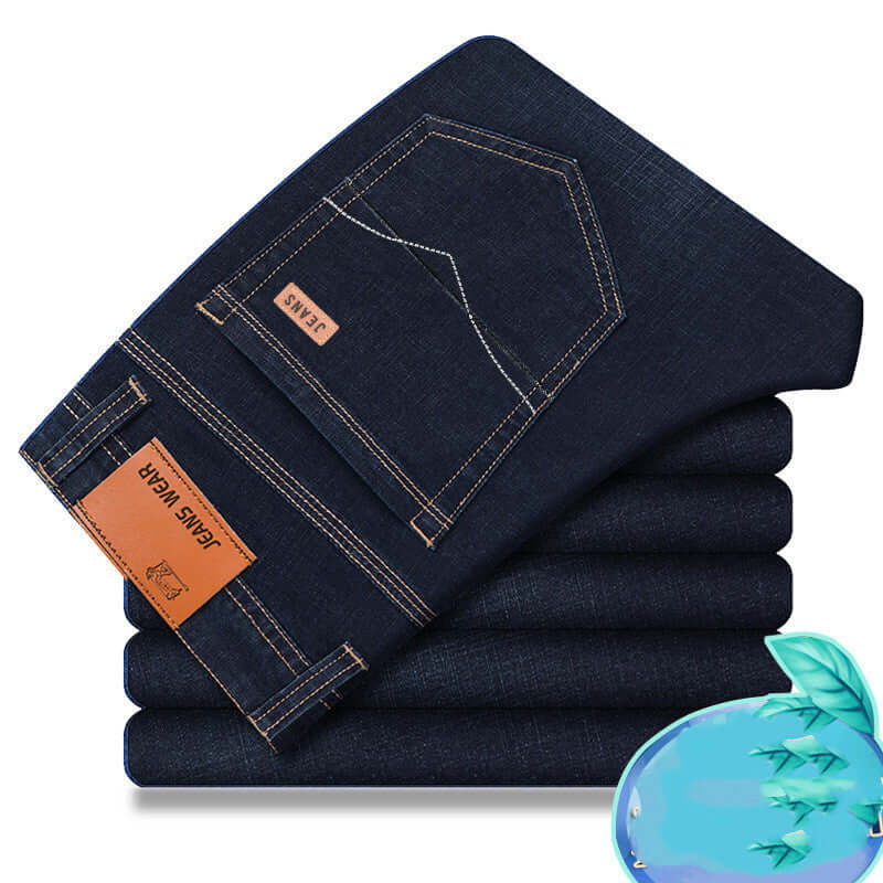 Jeans men's wash thin. Cotton,Denim,Jeans