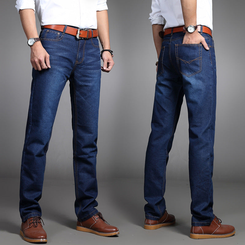 Men's Summer Wear-resistant Jeans. Denim,Jeans,Straight