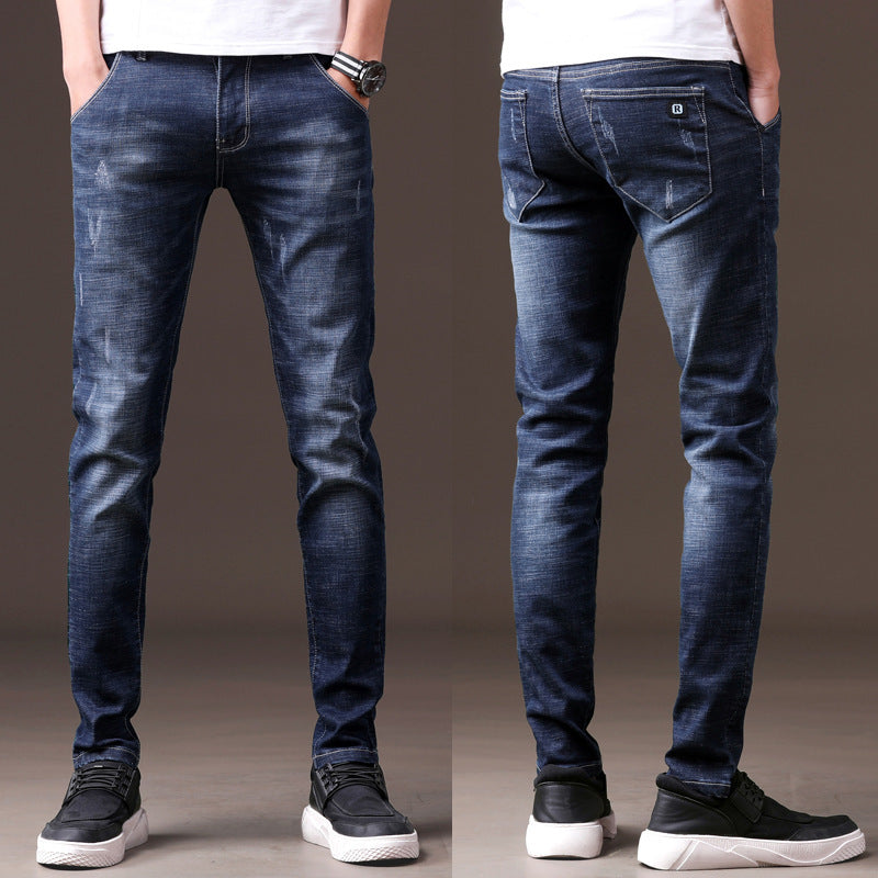 Spring & Autumn New Men's Jeans. Dark,Denim,Jeans,Slim