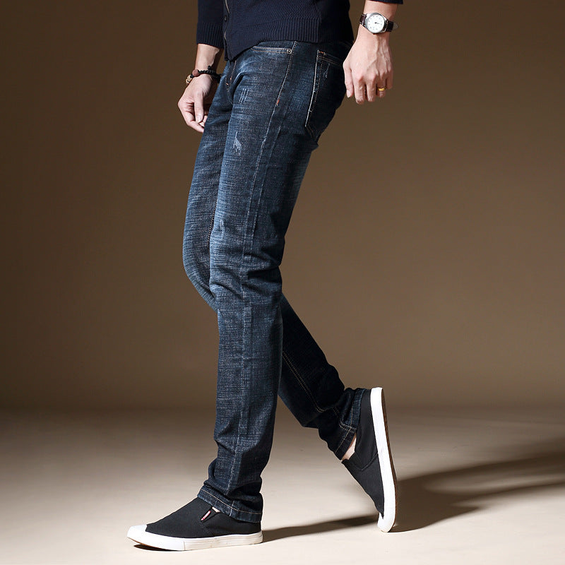 Spring & Autumn New Men's Jeans. Dark,Denim,Jeans,Slim