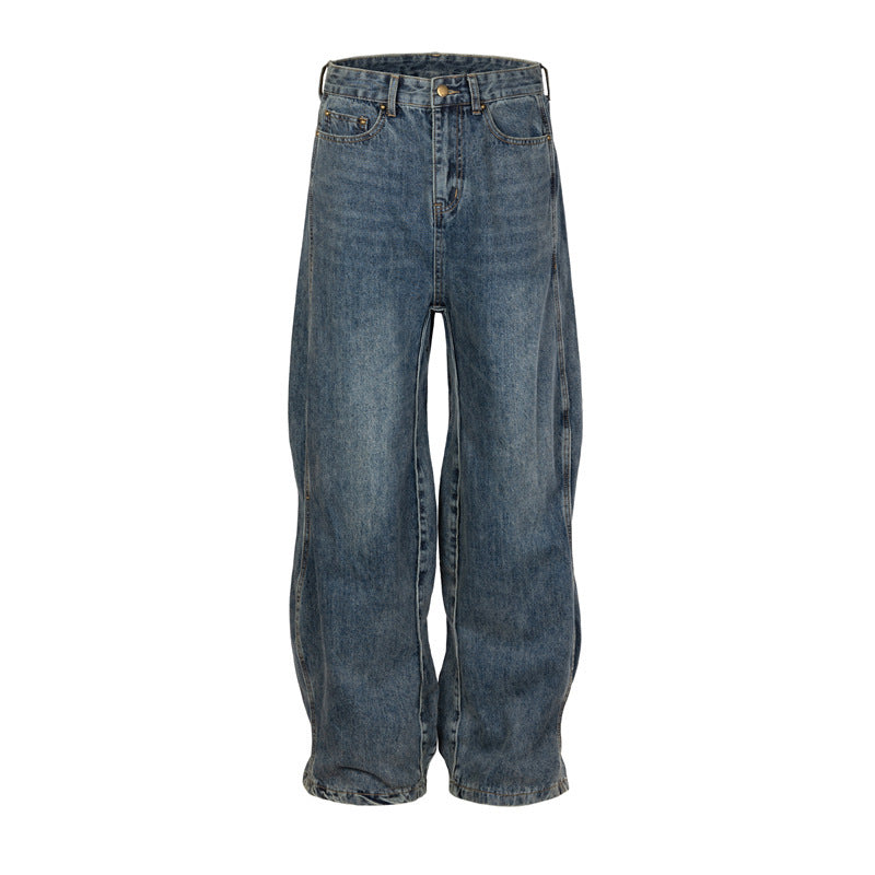 Men's American Vintage Wash Wave Jeans. Denim,Jeans,Vintage