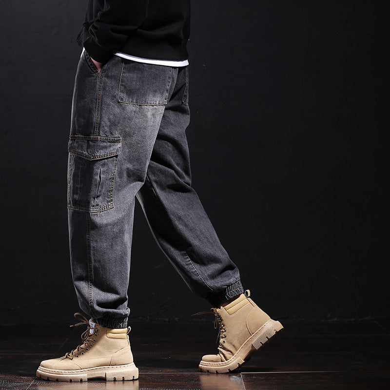 Fall/Winter Tooling Mens Jeans Loose Harem. Denim,Harem,Jeans,Loose