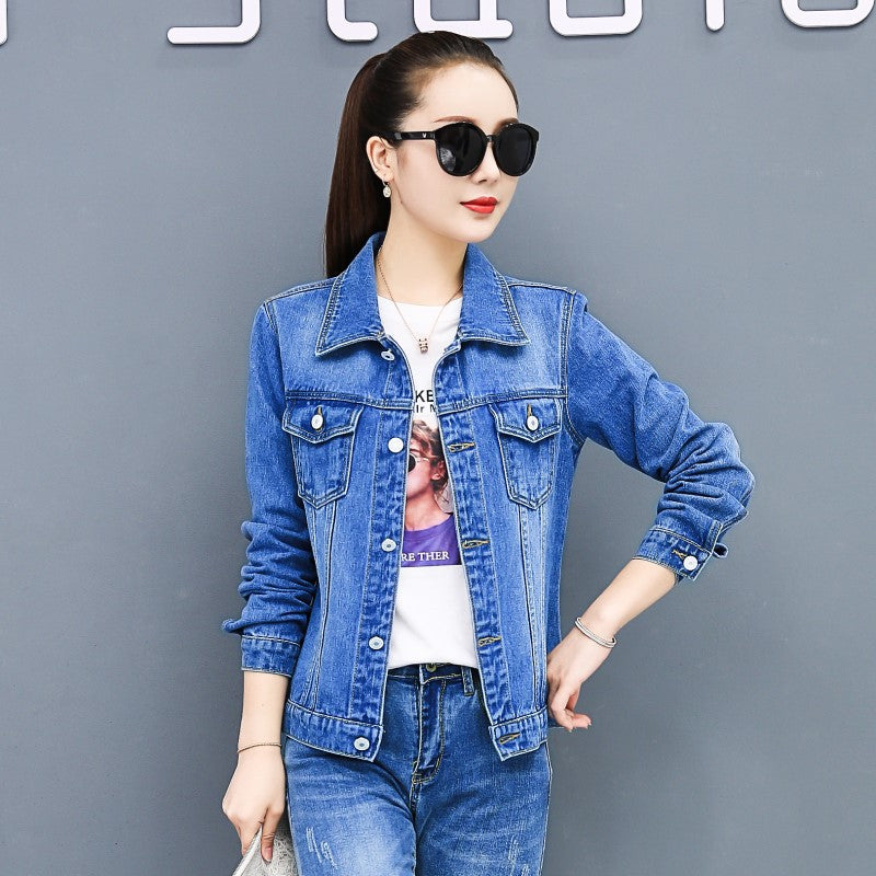 Denim Jacket Women's. Cotton,Denim,Jacket