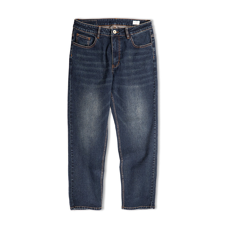 Men's Fashion Washed Straight Jeans. Denim,Jeans,Straight