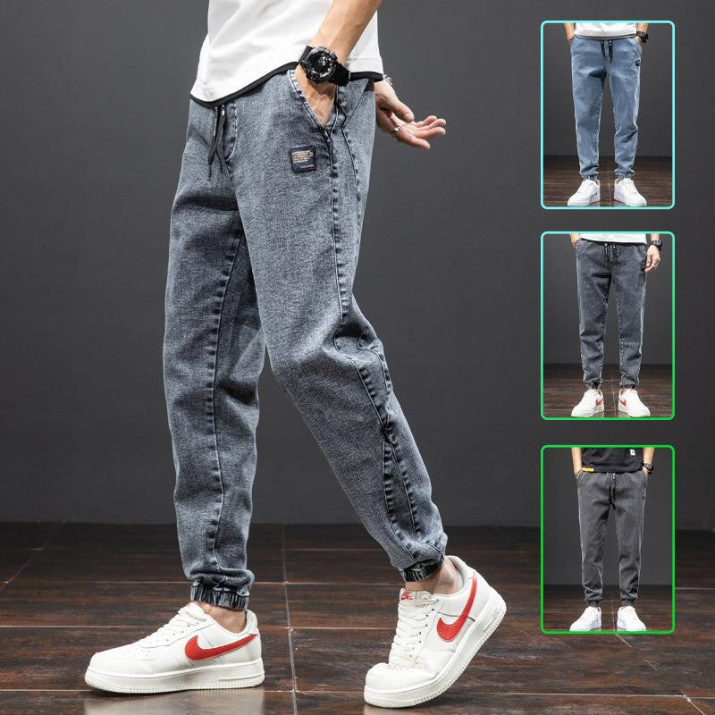 Mens Fashion Casual Loose Stretch Jeans. Denim,Jeans,Loose,Stretch